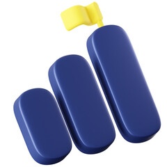 3D Icon Growth Illustration