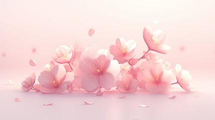 Obraz na płótnie Canvas 桜の背景素材