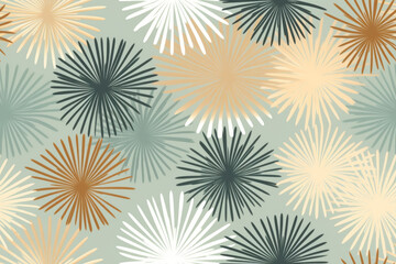 Golden Fireworks Burst: Festive Abstract Pattern for Celebration and Joy