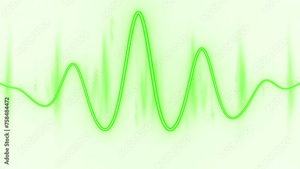 Poster abstract background of neon high-tech waveform. design. audio spectrum simulation.