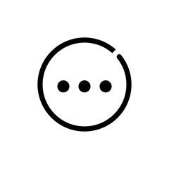 Other Icon. Symbol of denoting a person or thing that is different or distinct from one already mentioned or known about. Applied as a Trendy Symbol for Design Elements, Presentations, and Web Apps. 