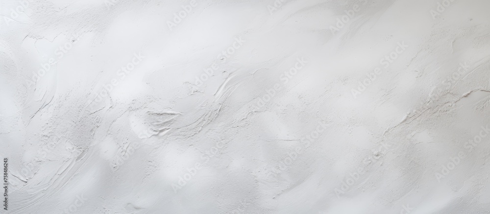Poster a closeup monochrome photo of a white feather resting on a white surface, creating a serene and mini