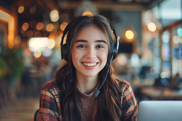 Obraz premium Customer Service Call Center