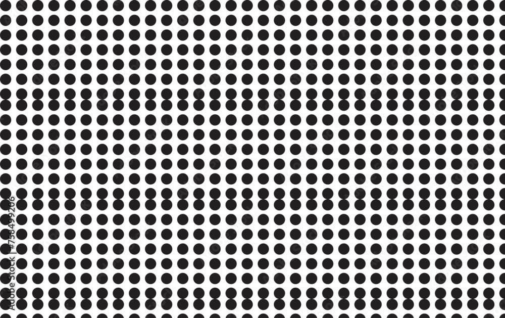 Poster dotted graph paper with grid.polka dot pattern, geometric seamless texture for calligraphy drawing o