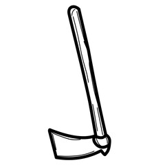 hoe line sketch