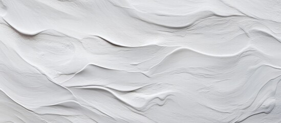 A detailed closeup of a white paint texture resembling a petal pattern, with a monochrome...