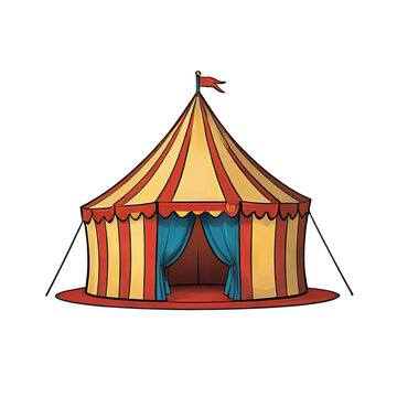 recommend clip art: Circus Hand Drawn Cartoon Style Illustration