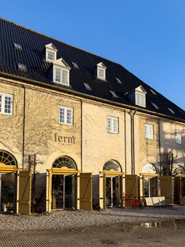 The Ferm Living showroom in Copenhagen, a Danish furniture and homeware design company