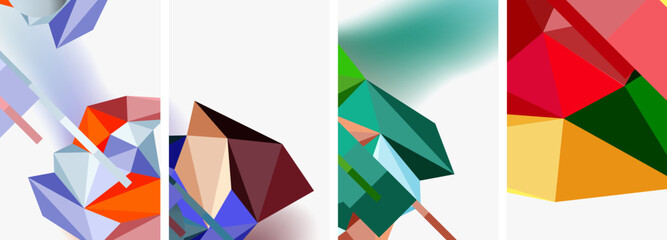 Minimal geometry. Circle, line and square design. Trendy techno business template for wallpaper, banner, background or landing