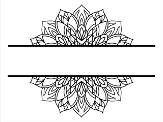 Ramadan Kareem Line Art Illustration