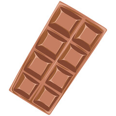 Chocolate Bar Illustration Icon