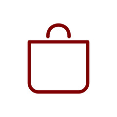 Shopping bag icon logo
