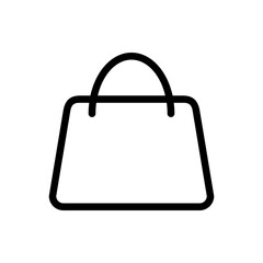 Shopping bag icon logo