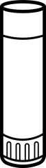 Obraz premium Glue Stick Outline Illustration Vector