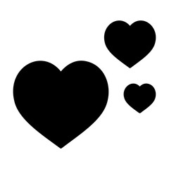 love glyph icon