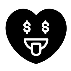 money glyph icon