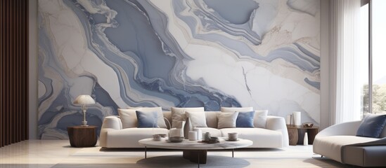 Abstract Marble Art: Embracing the Elegance of Natural Luxury