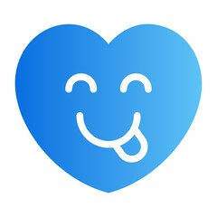 tongue gradient icon