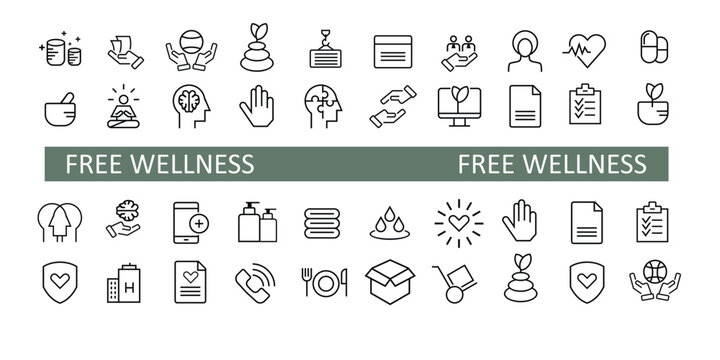 Designing a wellness icon involves capturing the essence of health, balance, and well-being in a visually appealing and easily recognizable image.