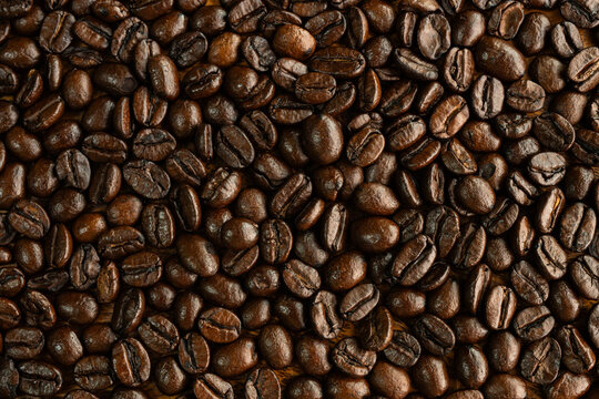 コーヒー豆の背景素材