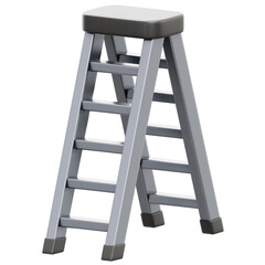 Ladder 3D Rendering Icon Isolated Transparent Background