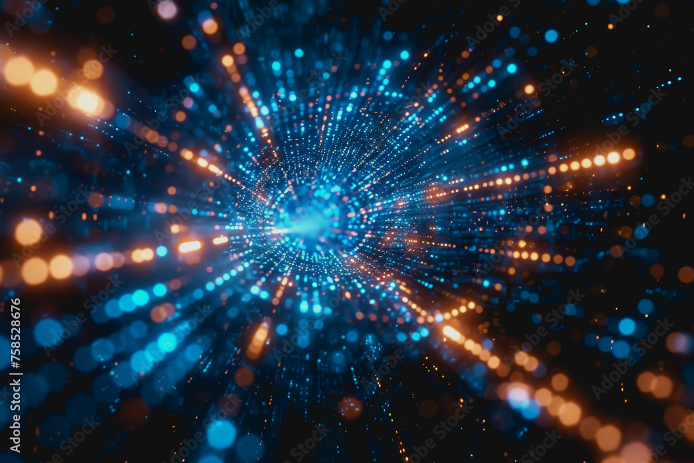 Aufkleber internet technology, information and media flow, exchange, and processing on the internet