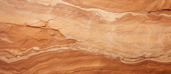 Obraz premium A closeup of a hardwood rectangle with a marble texture in shades of brown, amber, and beige. The wood stain creates a unique pattern on the flooring