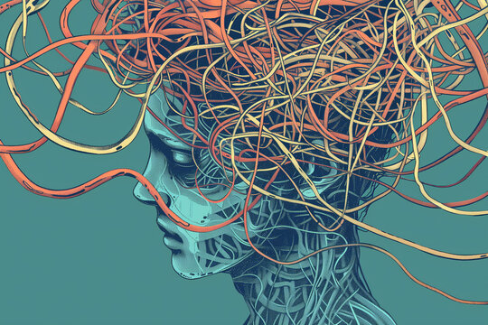 Mental Struggles Anxiety Visualization, Mental Health