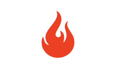 fire logo icon vector 