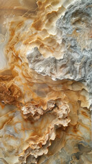 Obraz premium Marble texture detail with swirling patterns and a rich palette of earthy colors.