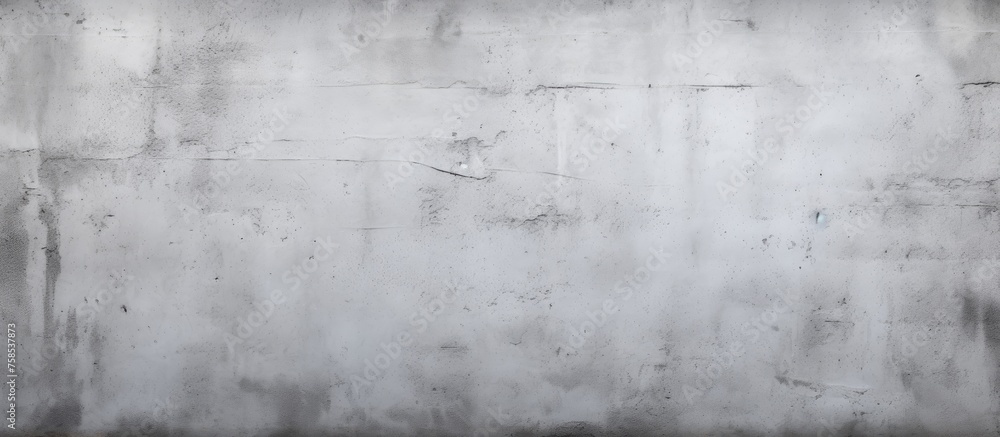Poster a monochrome photograph capturing the intricate pattern and symmetry of a gray concrete wall up clos