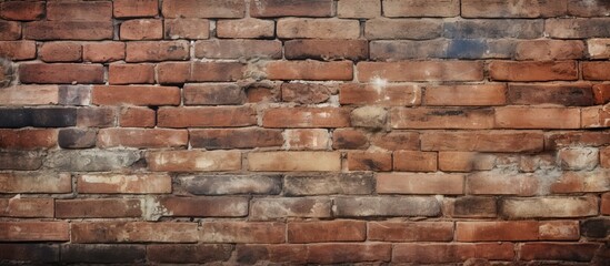 A detailed close up of a brown brick wall showcasing the intricate brickwork and composite material used in creating this artful stone wall