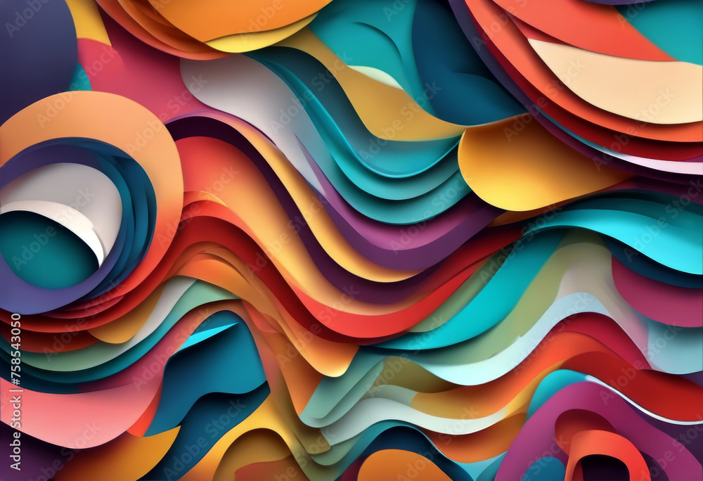 Poster paper background style background colorful abstract