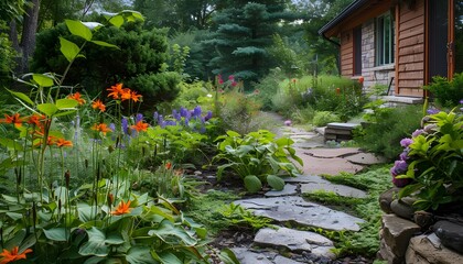 Obraz premium shade garden