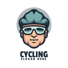 Cycling Mascot Logo Design