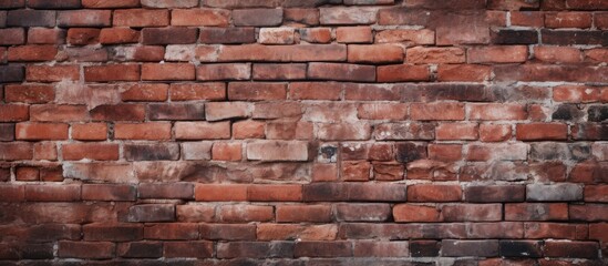 A detailed shot of a weathered red brick wall showcasing the intricate patterns and textures of the composite building material, highlighting the artistry of brickwork