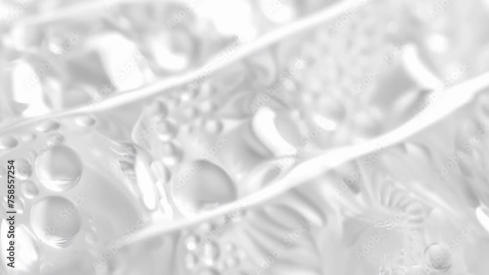 Poster a closeup of a crystalclear membrane with a delicate pattern of cells visible underneath. this bioco