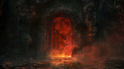 The Entrance to the Hell The Gate to the Hell Aspect 16:9
