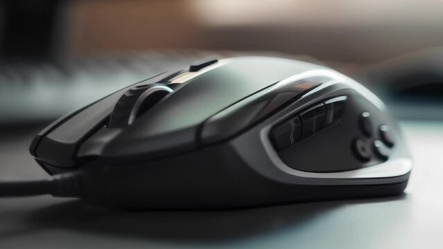 A mouse with its clicker button flattened from repeated use a testament to the fastpaced action and quick reflexes required in digital tournaments.