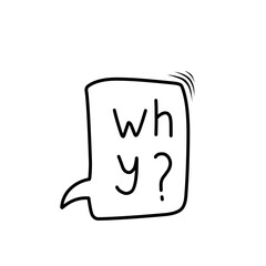 Why speech Bubble 