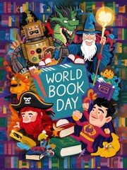 world book day theme with Generative AI.