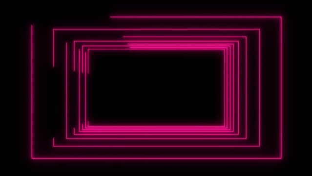 abstract neon frame background