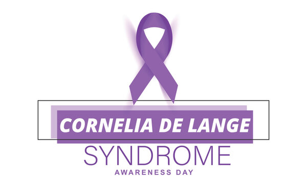 Cornelia de Lange syndrome awareness day. background, banner, card, poster, template. Vector illustration.