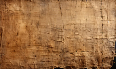 Textural background, old fabric of coarse-grained weave of threads.