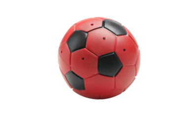 Playful Football isolated on transparent Background