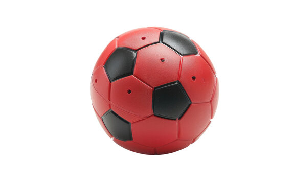 Playful Football isolated on transparent Background