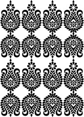 Flat design lattice pattern Flat design lattice pattern vector