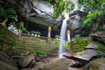 Waterfall in the Wat Tham Heo Sin Chai, Khong Chiam District, Ubon Ratchathani, Thailand