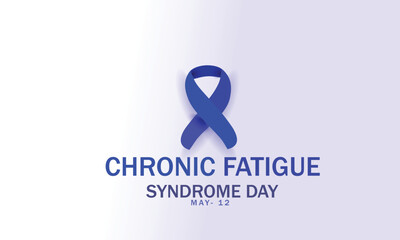 Chronic Fatigue Syndrome day. background, banner, card, poster, template. Vector illustration.