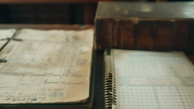 A sidebyside comparison of a handwritten ledger and an electronic spreadsheet representing the shift from manual recordkeeping to digital accounting in business.